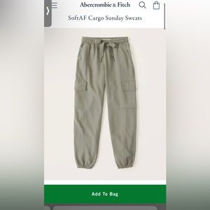 SoftAF Cargo Sunday Sweats Olive Green
